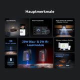 Creality Falcon A1 Pro 20W Dual-Lasergravierer mit geschlossenem Gehäuse