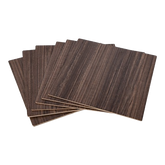 Walnuss-Sperrholzplatten 305 x 305 mm (12" x 12") mit intelligenter Erkennung * 10 Stück