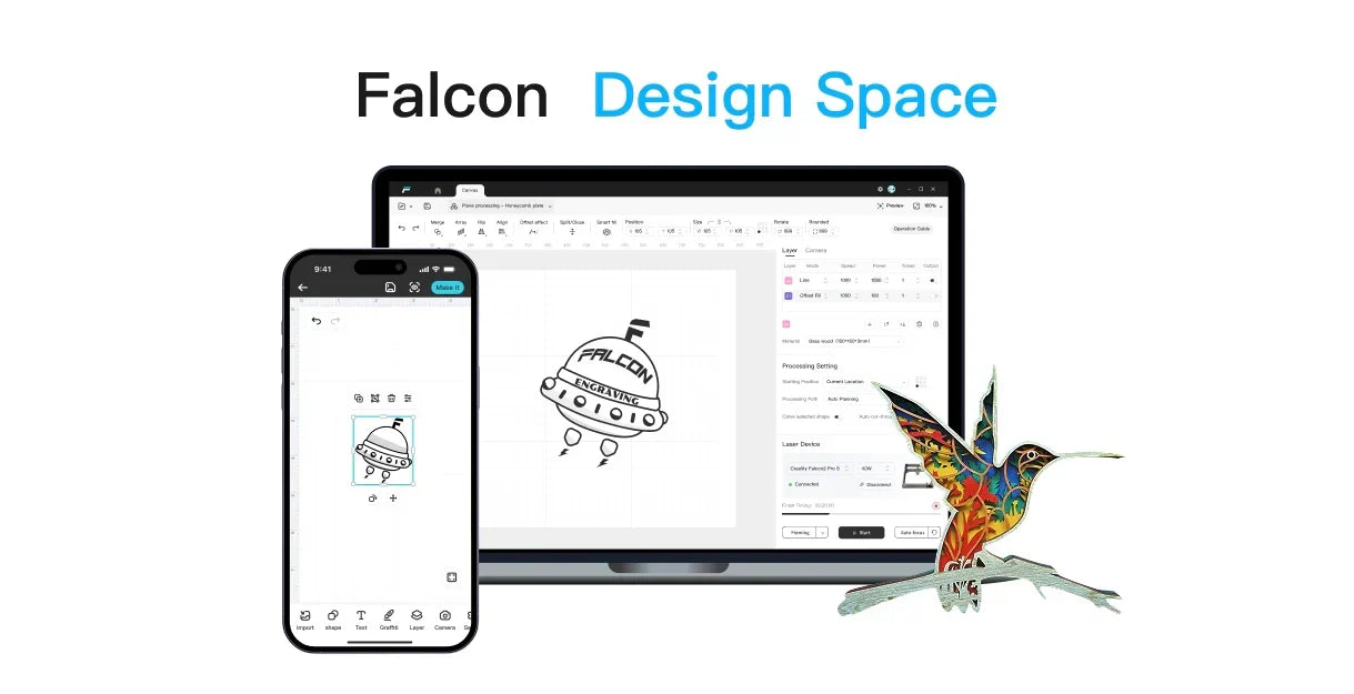 Tutorial: Falcon Design Space Download- und Einstellungsanleitung