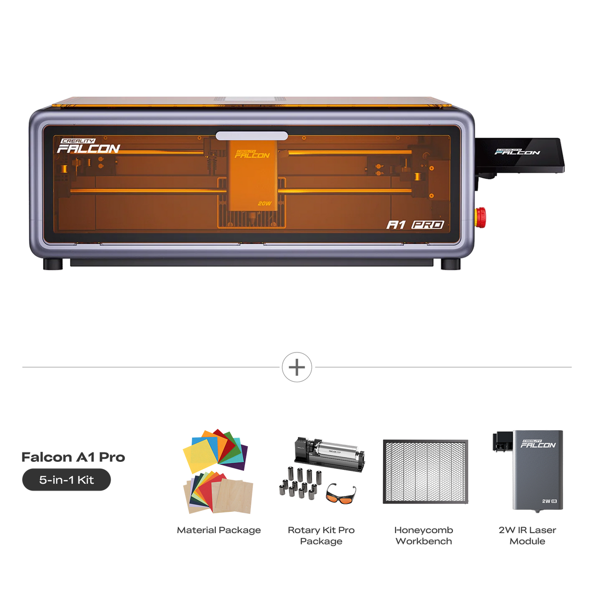 [Bestseller] Creality Falcon A1 Pro 20W All-In-One Combo