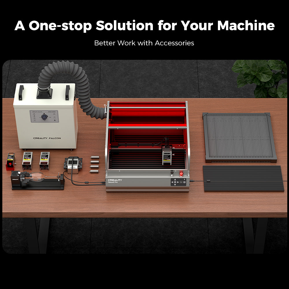 Creality Falcon2 Pro 40W Geschlossener Laser Gravierer & Cutter Add-on Kit
