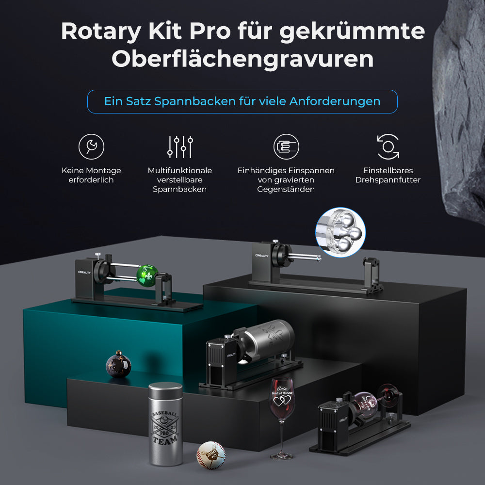 Rotary Kit Pro für Lasergraviermaschine