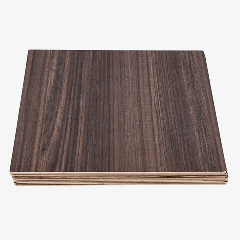 Walnuss-Sperrholzplatten 305 x 305 mm (12" x 12") mit intelligenter Erkennung * 10 Stück