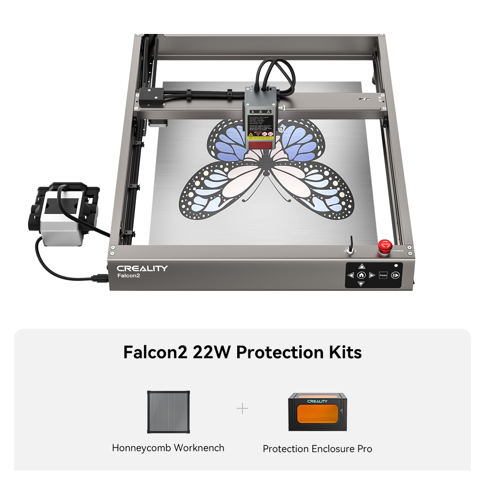 Bundle Falcon2 22W Laser Engraver and Cutter Protection Kits