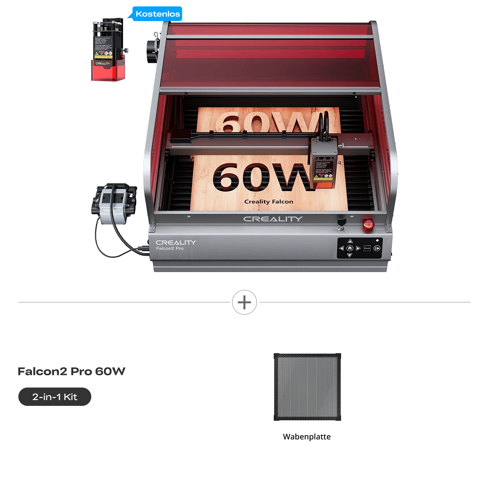 Creality Falcon2 Pro 60W - Basic-Kit