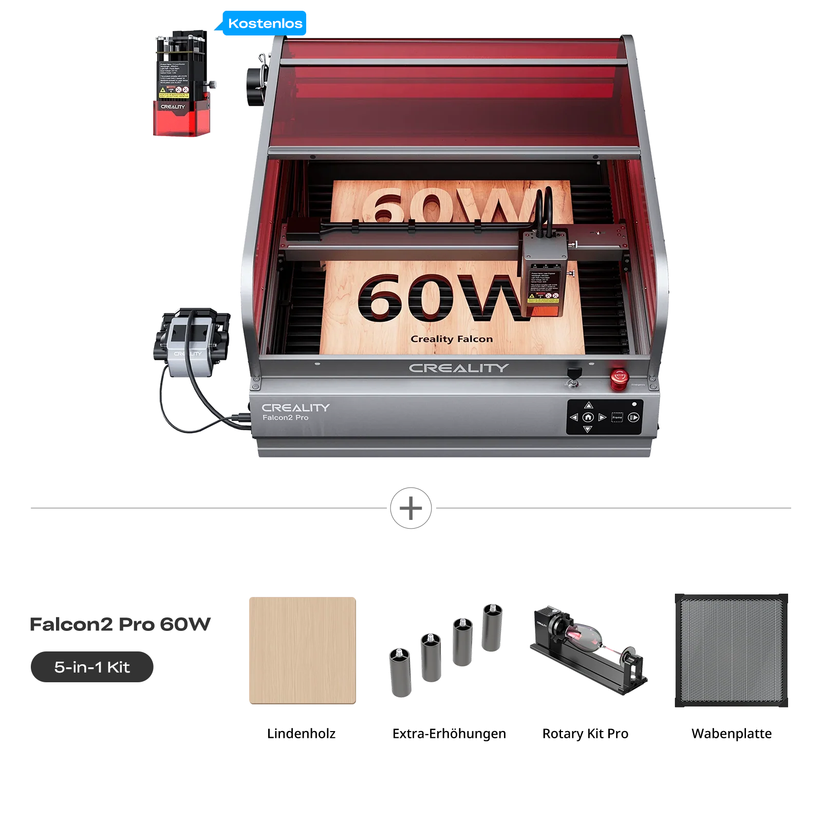 Creality Falcon2 Pro 60W - Komplett-Kit