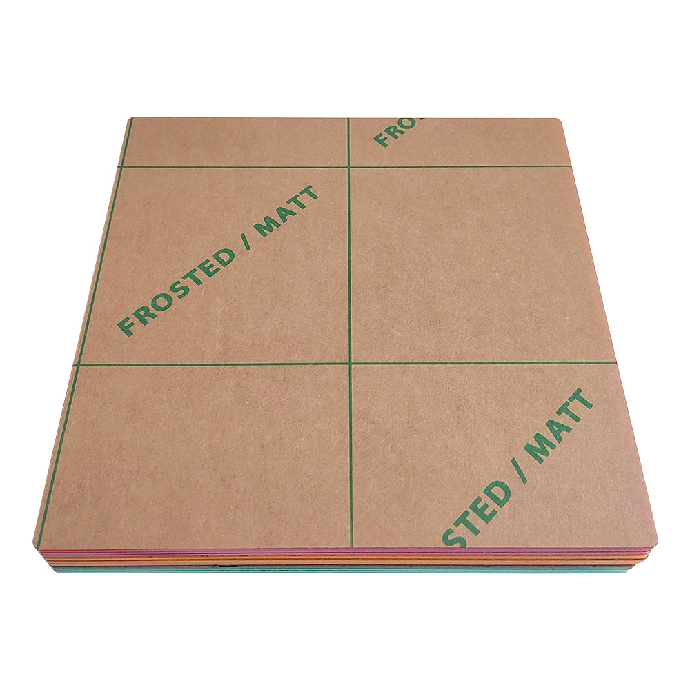 Farbige Acrylplatten 4 Farben 200 × 200 × 3 mm mit intelligenter Erken