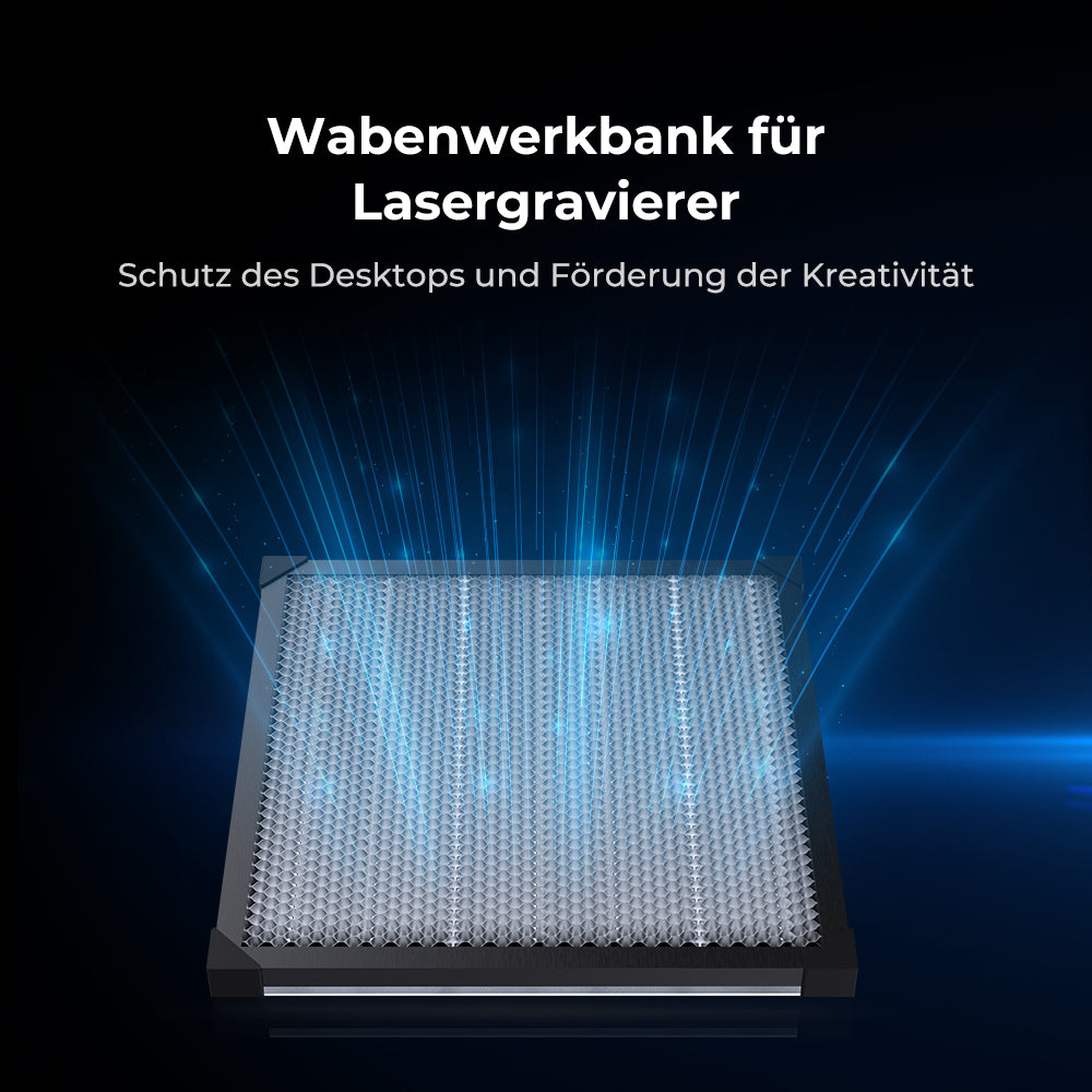Waben-Arbeitstisch für Lasergravierer & 3D-Drucker 500mm * 500mm