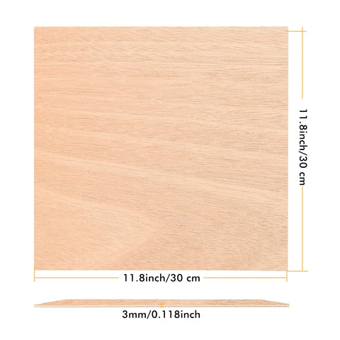 High-Quality Craft Wood Sheets for Laser Engraving and Cutting