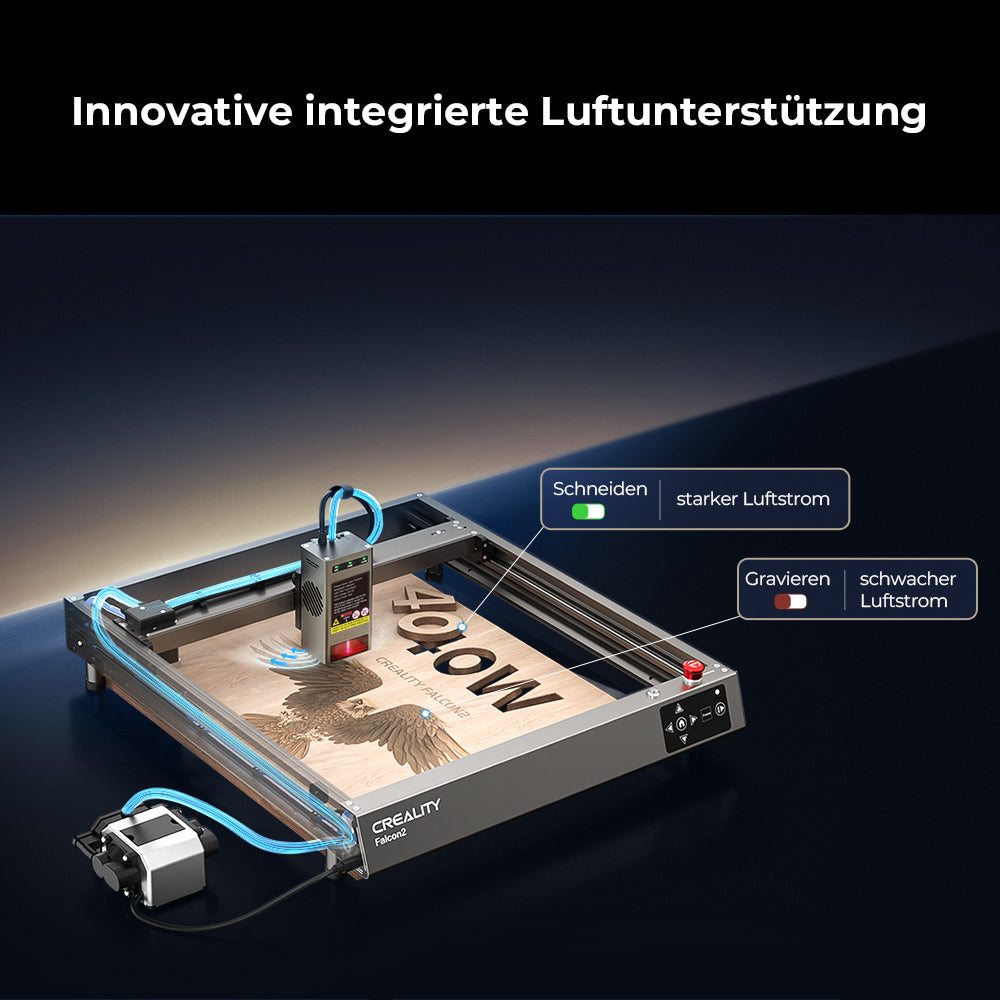 Creality Falcon2 40W Laser Gravierer Alles-in-Einem-Kit