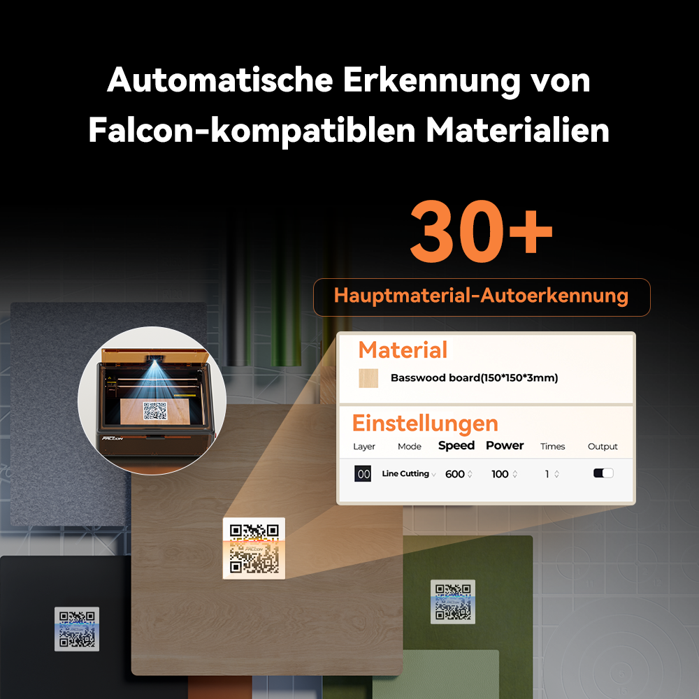 Creality Falcon A1 10W Geschlossener Laser Gravierer & Cutter