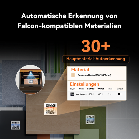 Falcon A1 10W Geschlossener Laser Gravierer & Cutter