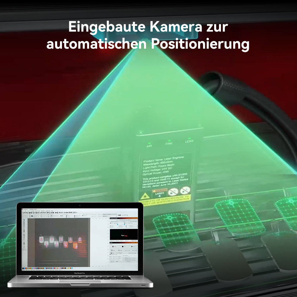 Creality Falcon2 Pro 60W Geschlossener Laser-Gravierer Pro Sicherer Alles-in-Einem-Kit
