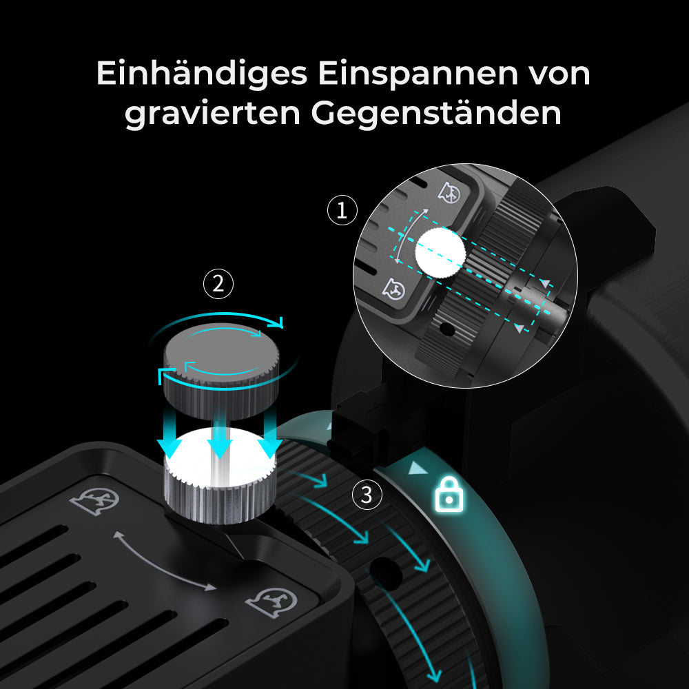 Rotary Kit Pro für Lasergraviermaschine