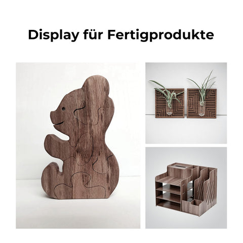 8x8x1/8'' Lasermodul Walnuss-Sperrholzplatten (Intelligente Erkennung)