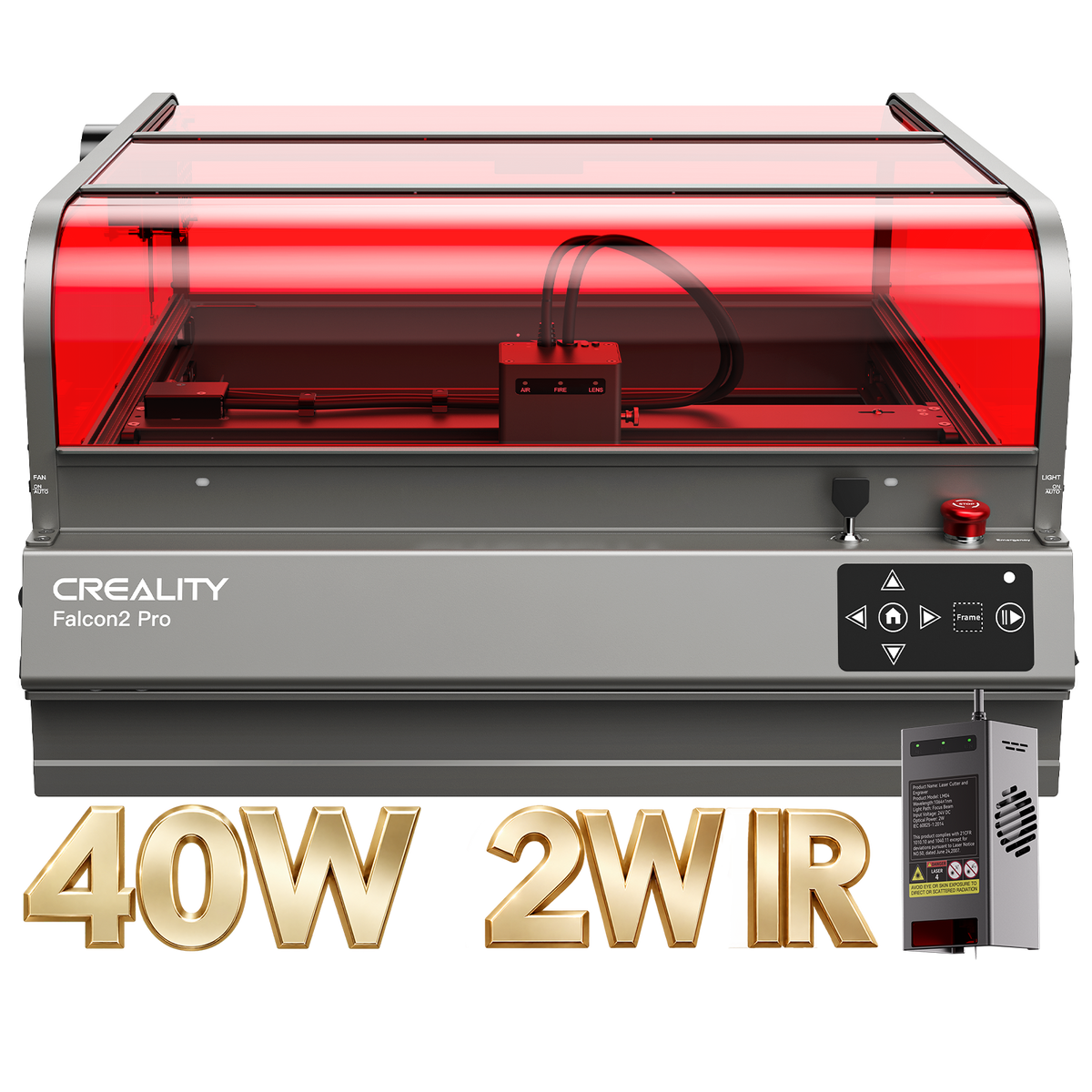 Creality Falcon2 Pro 40W + 2W IR Geschlossener Lasergravierer & Laserschneider