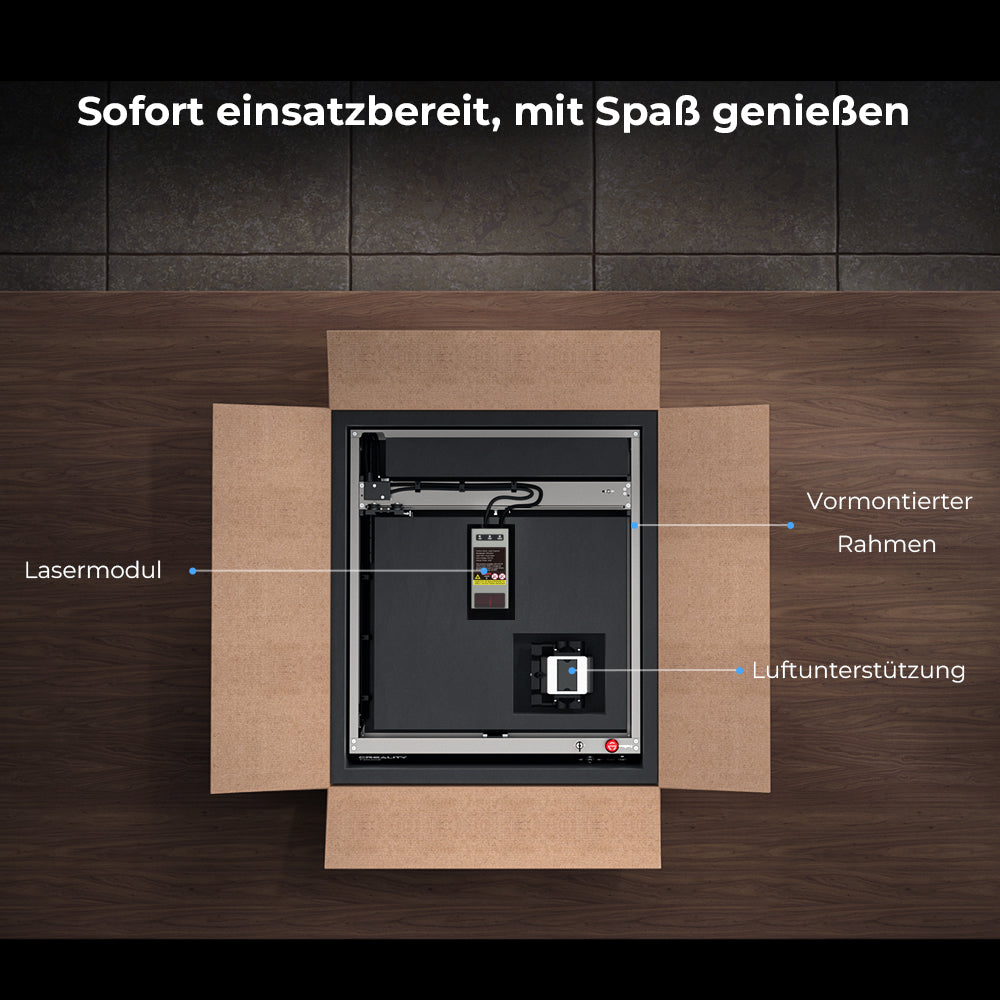 Creality Falcon2 40W Laser Gravierer Alles-in-Einem-Kit