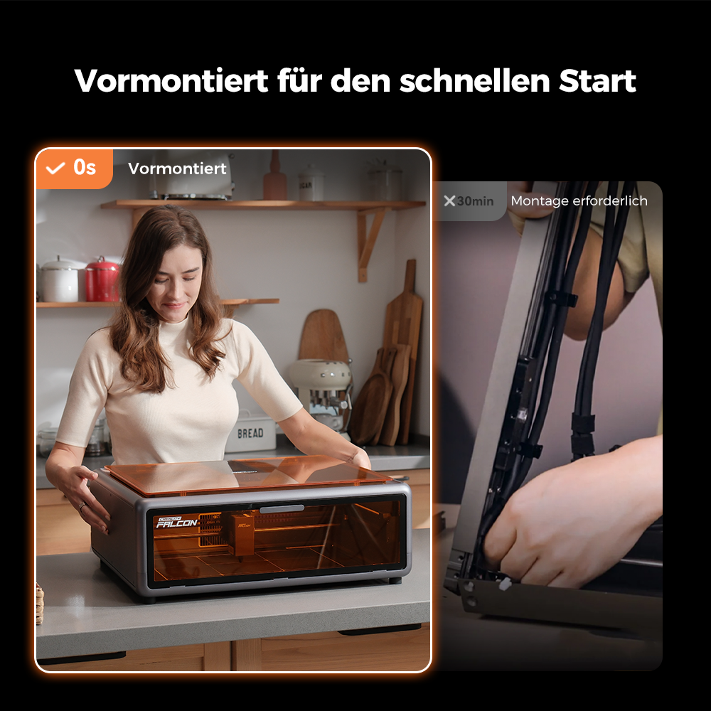 Creality Falcon A1 10W Geschlossener Laser Gravierer & Cutter