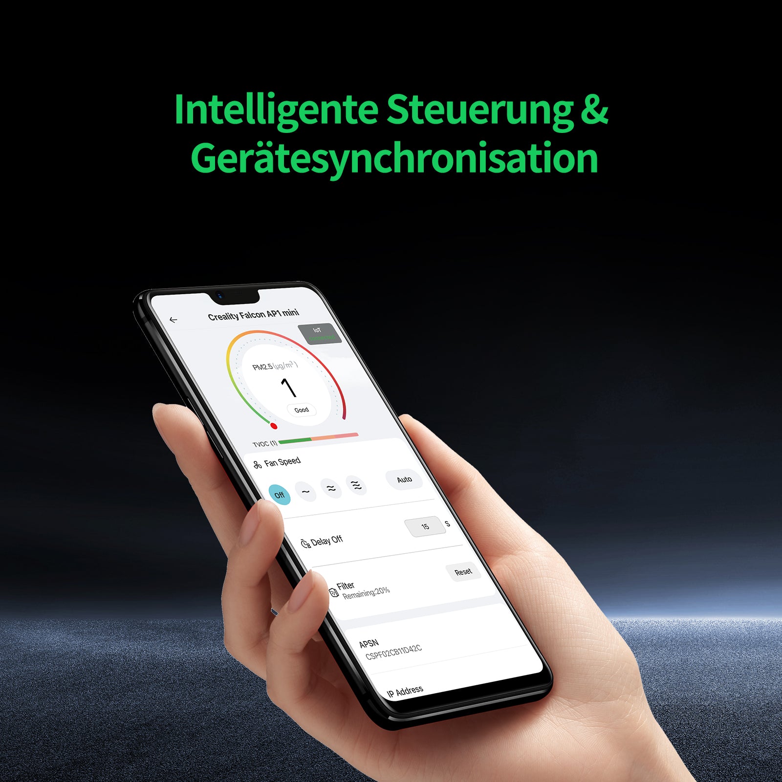 Creality Falcon intelligenter Luftreiniger AP1 mini