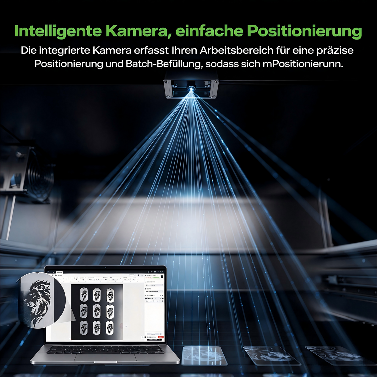 Creality Falcon2 Pro 60W + 4W IR Geschlossener Lasergravierer & Laserschneider