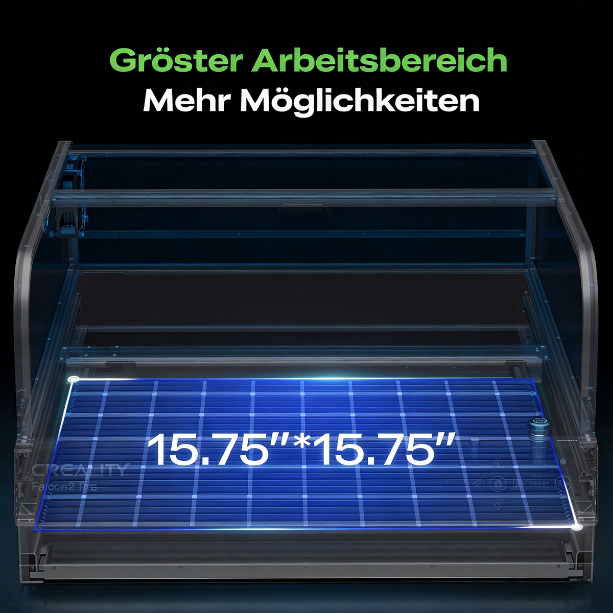 Creality Falcon2 Pro 60W + 4W IR Geschlossener Lasergravierer & Laserschneider