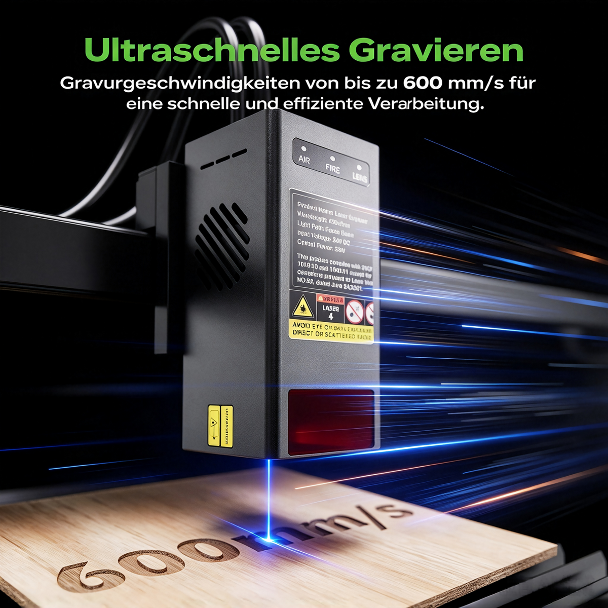 Creality Falcon2 Pro 60W + 4W IR Geschlossener Lasergravierer & Laserschneider