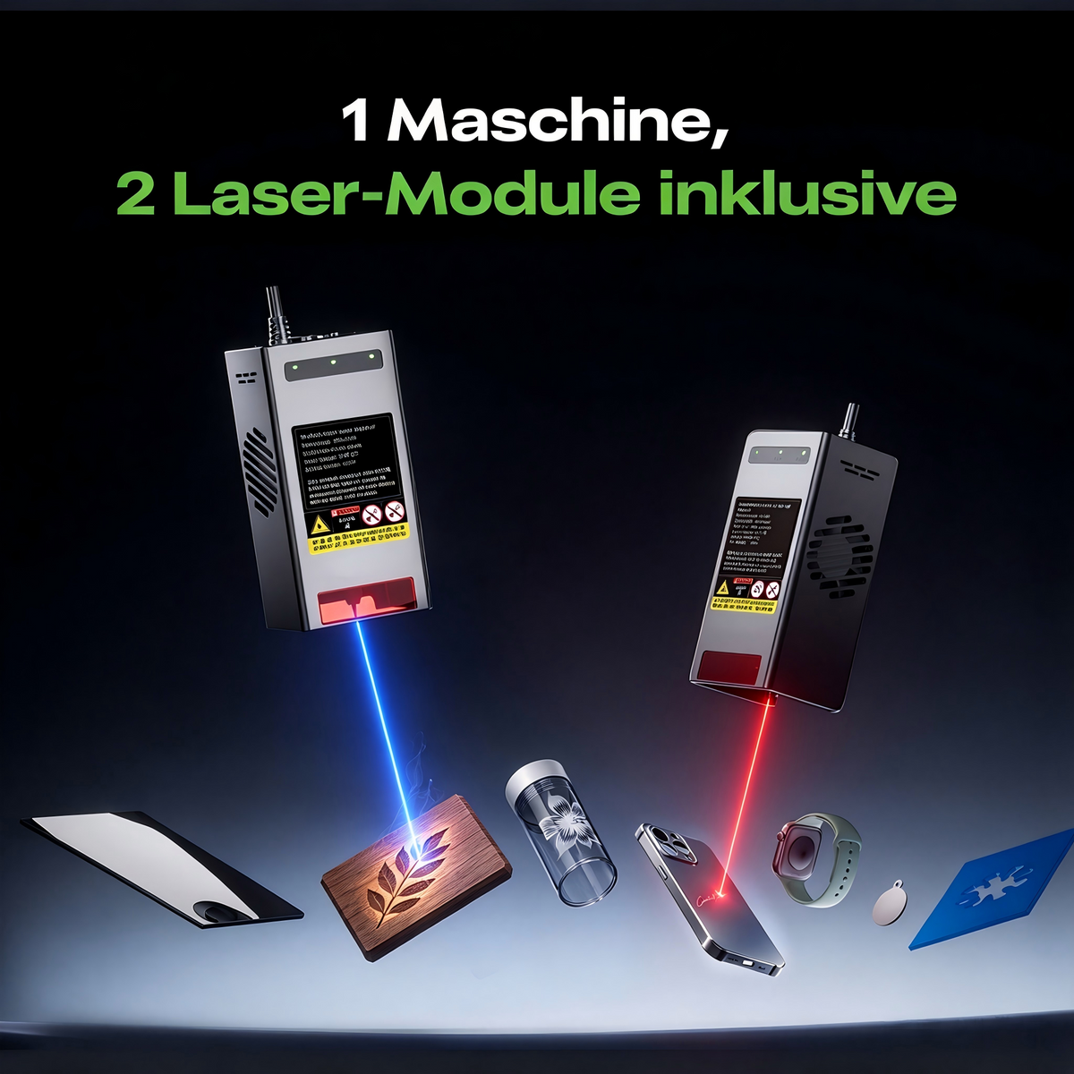 Creality Falcon2 Pro 60W + 4W IR Geschlossener Lasergravierer & Laserschneider
