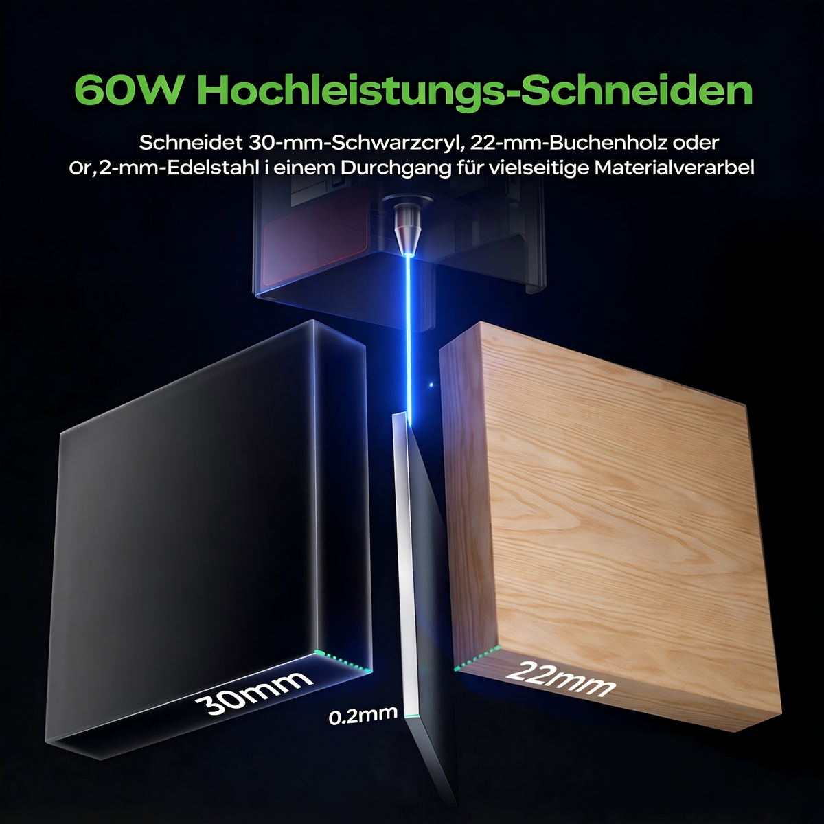 Creality Falcon2 Pro 60W + 4W IR Geschlossener Lasergravierer & Laserschneider