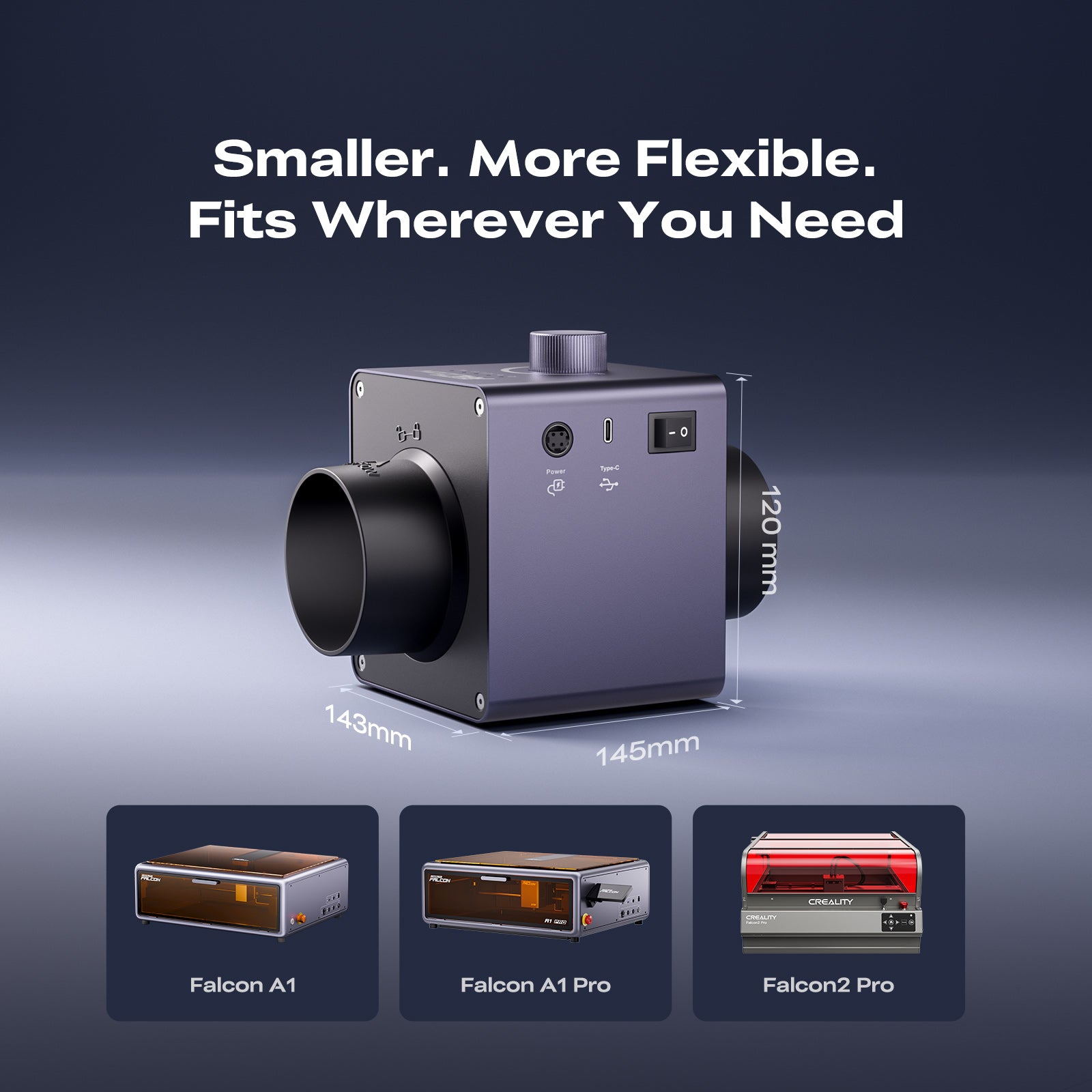 Creality Falcon EF1 Abluftventilator