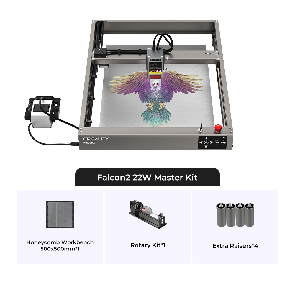 Creality Falcon2 22W Laser Gravierer Master-Kit
