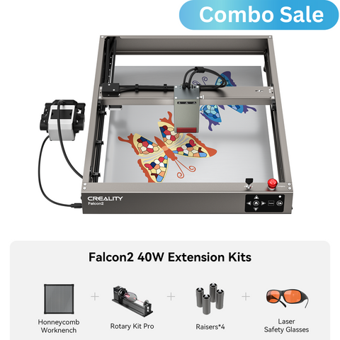 Bundle Falcon2 22W Laser Engraver and Cutter Extension Kits