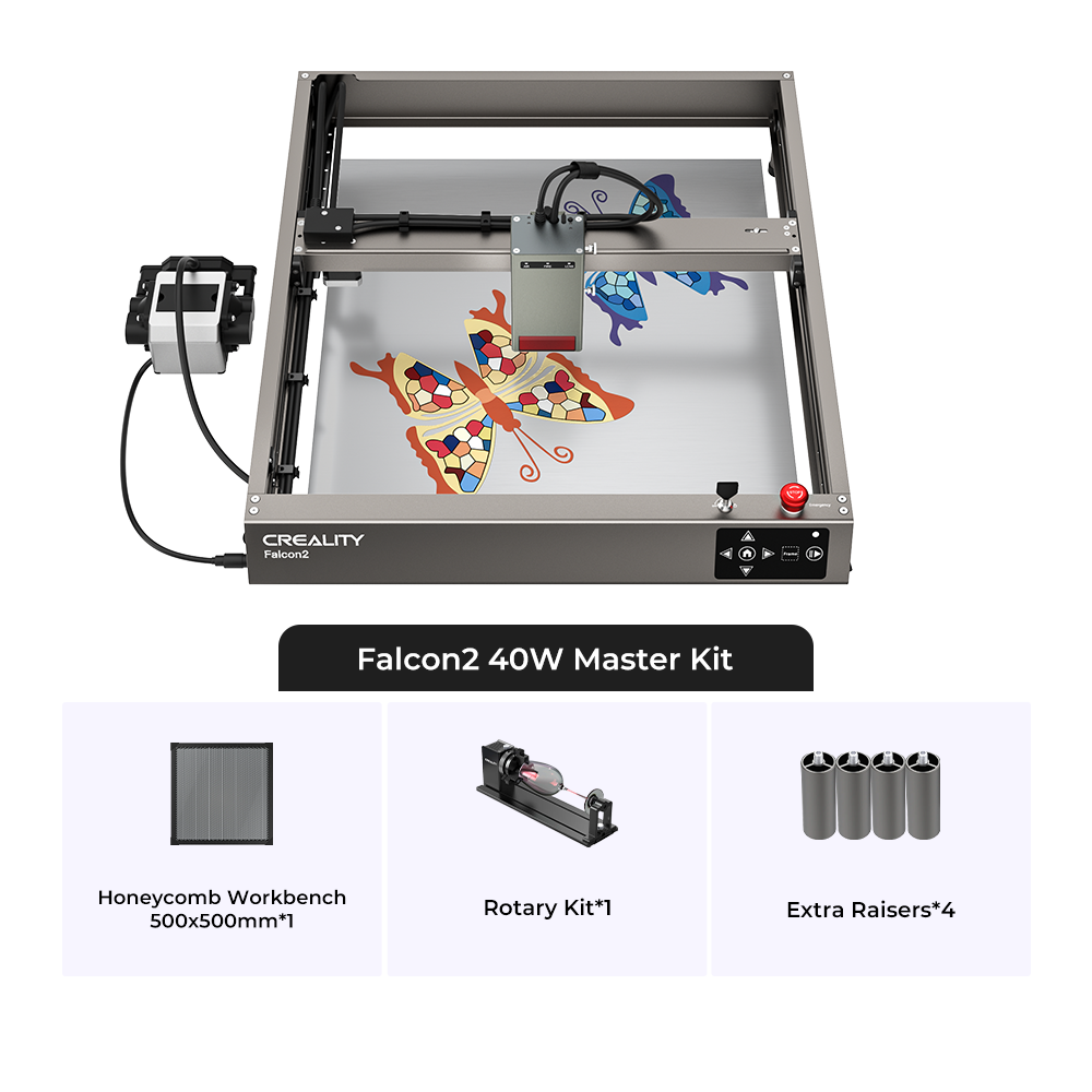 Creality Falcon2 40W Laser Gravierer Master-Kit