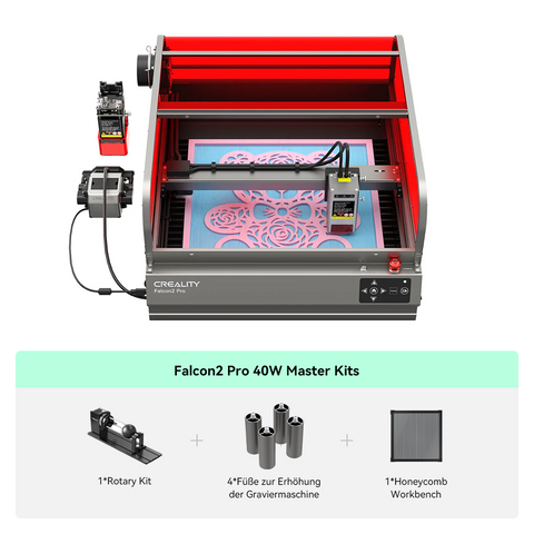 Creality Falcon2 Pro Geschlossener Laser Gravierer & Cutter