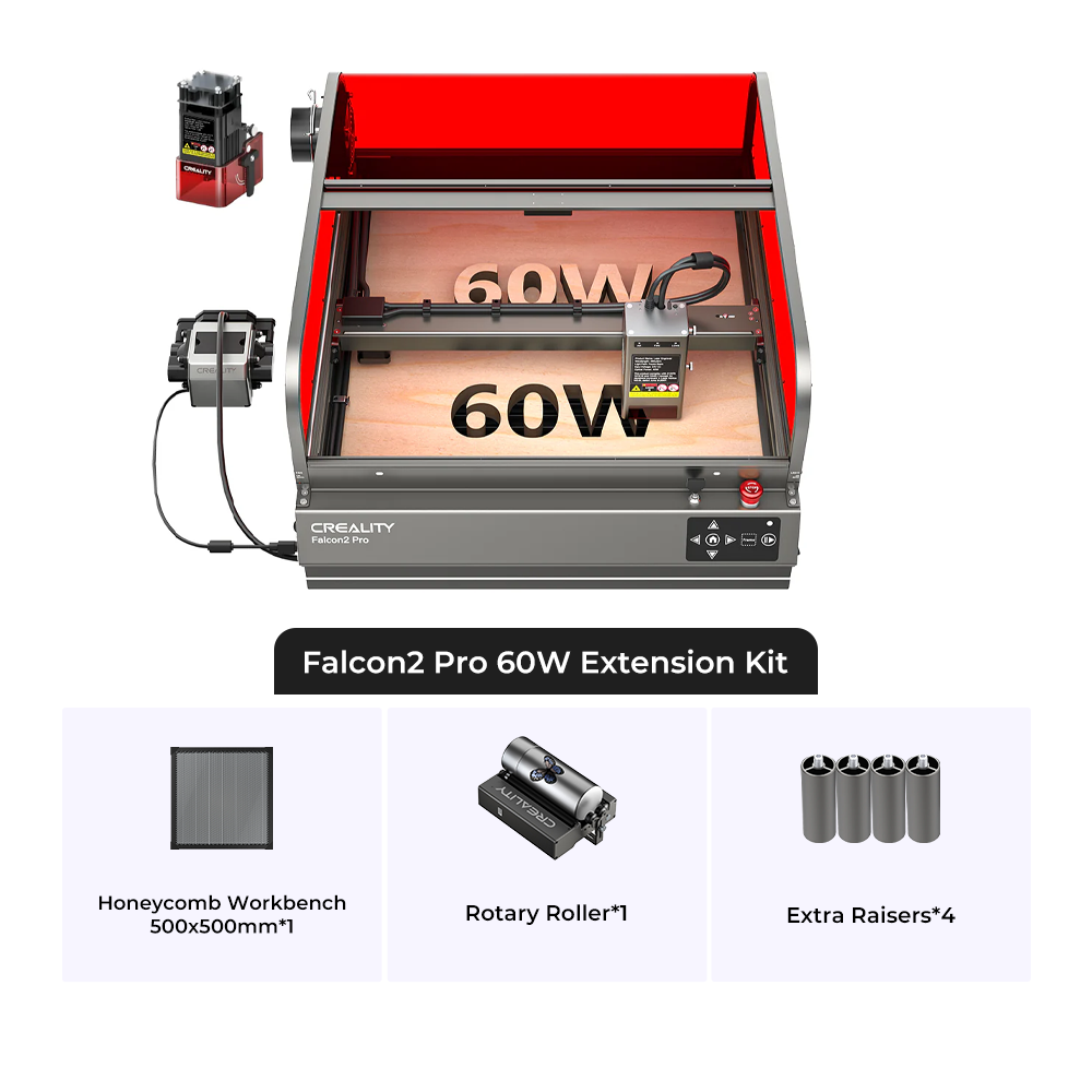 Creality Falcon2 Pro 60W Geschlossener Laser-Gravierer