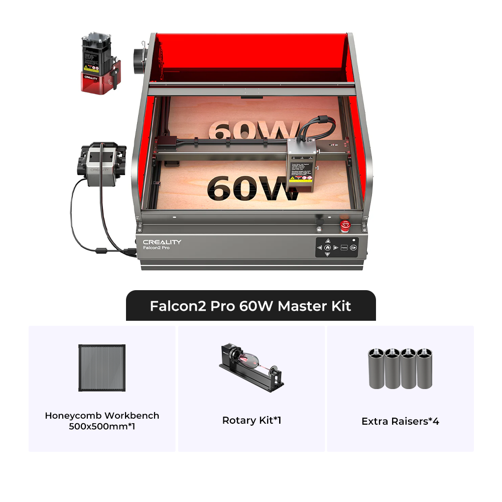 Creality Falcon2 Pro 60W Geschlossener Laser-Gravierer