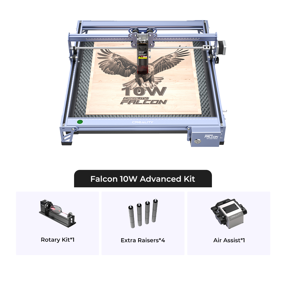 10W CR-Laser Falcon Graviermaschine Fortgeschrittenes Kit