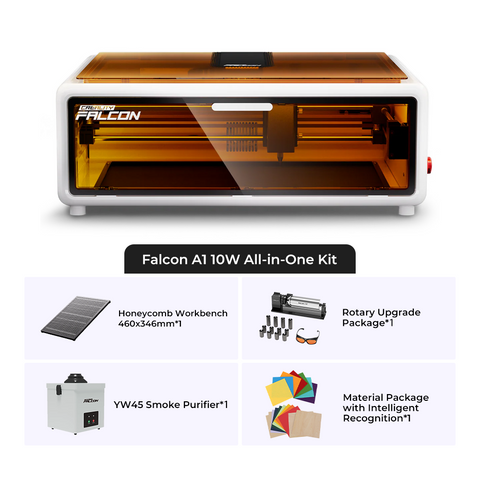 Falcon A1 10W Geschlossener Laser Gravierer & Cutter