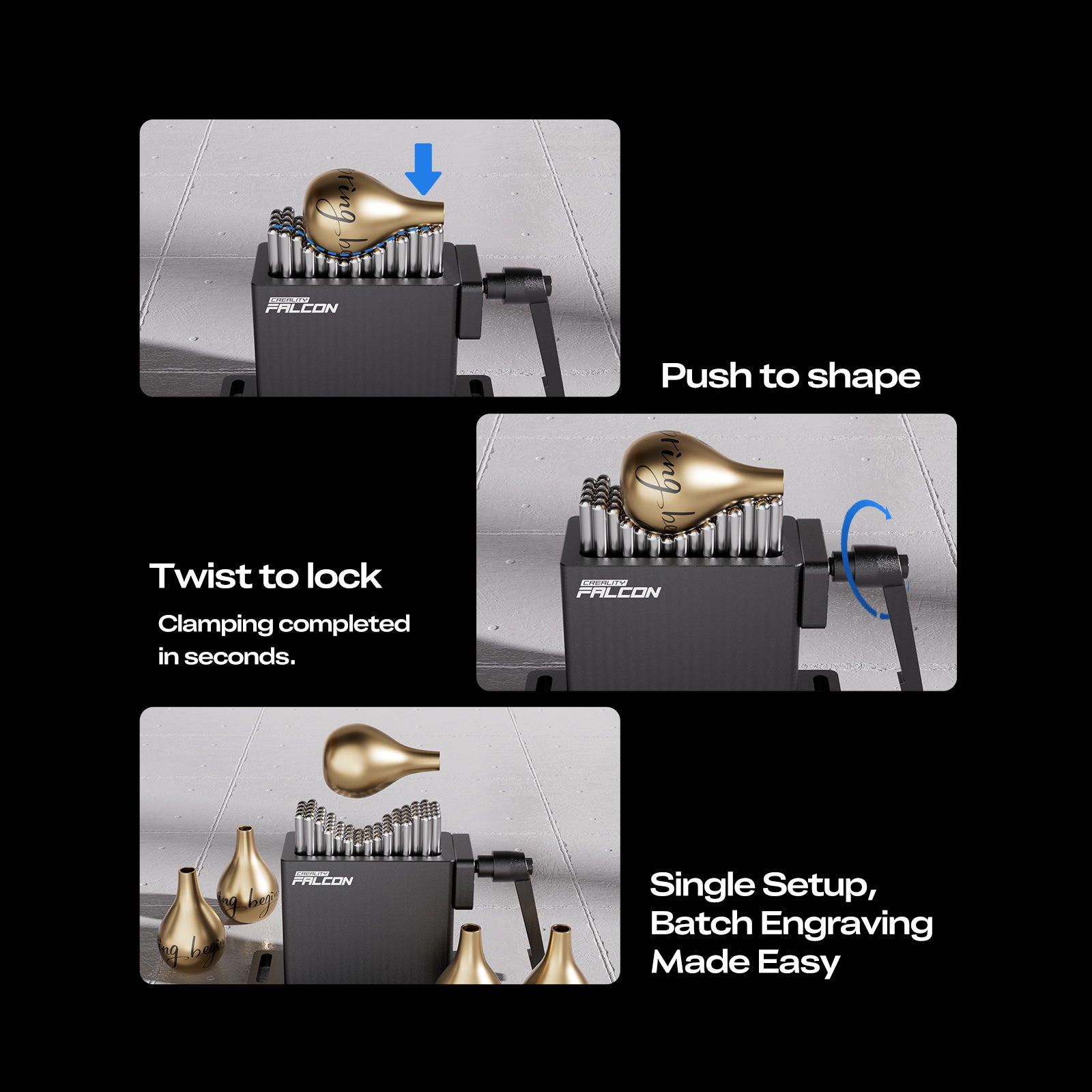 Creality Falcon Flexible Halterung