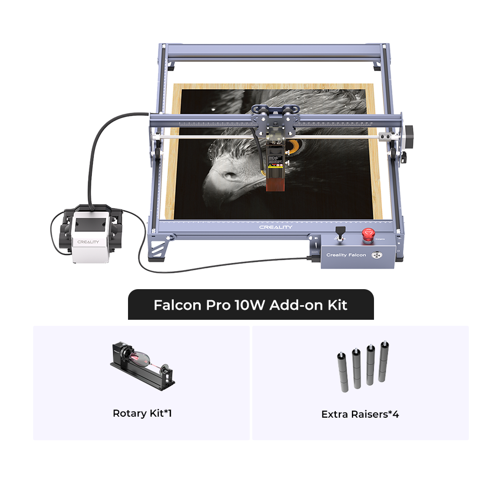 Creality Falcon 10W Pro Laser Gravierer Paket