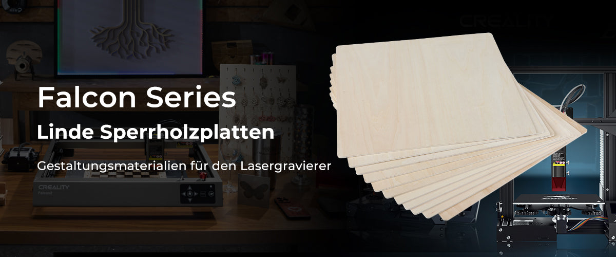 Falcon Serie Basswood Sperrholzplatten Set Creality Falcon DE Falcon Serie Basswood Sperrholzplatten Set Creality Falcon DE