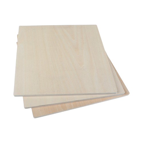 Lindenholz-Sperrholzplatten 300 x 300 x 5 mm mit Intelligenter Erkennung (6 Stück)