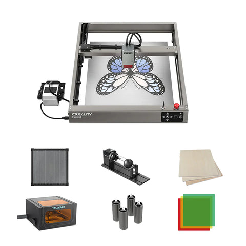 Bundle Creality Falcon2 40W/22W Laser Engraver All-In-One Kits (with Materials)