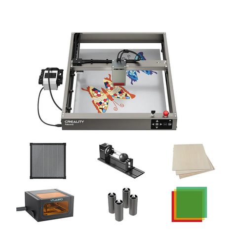 Bundle Creality Falcon2 40W/22W Laser Engraver All-In-One Kits (with Materials)