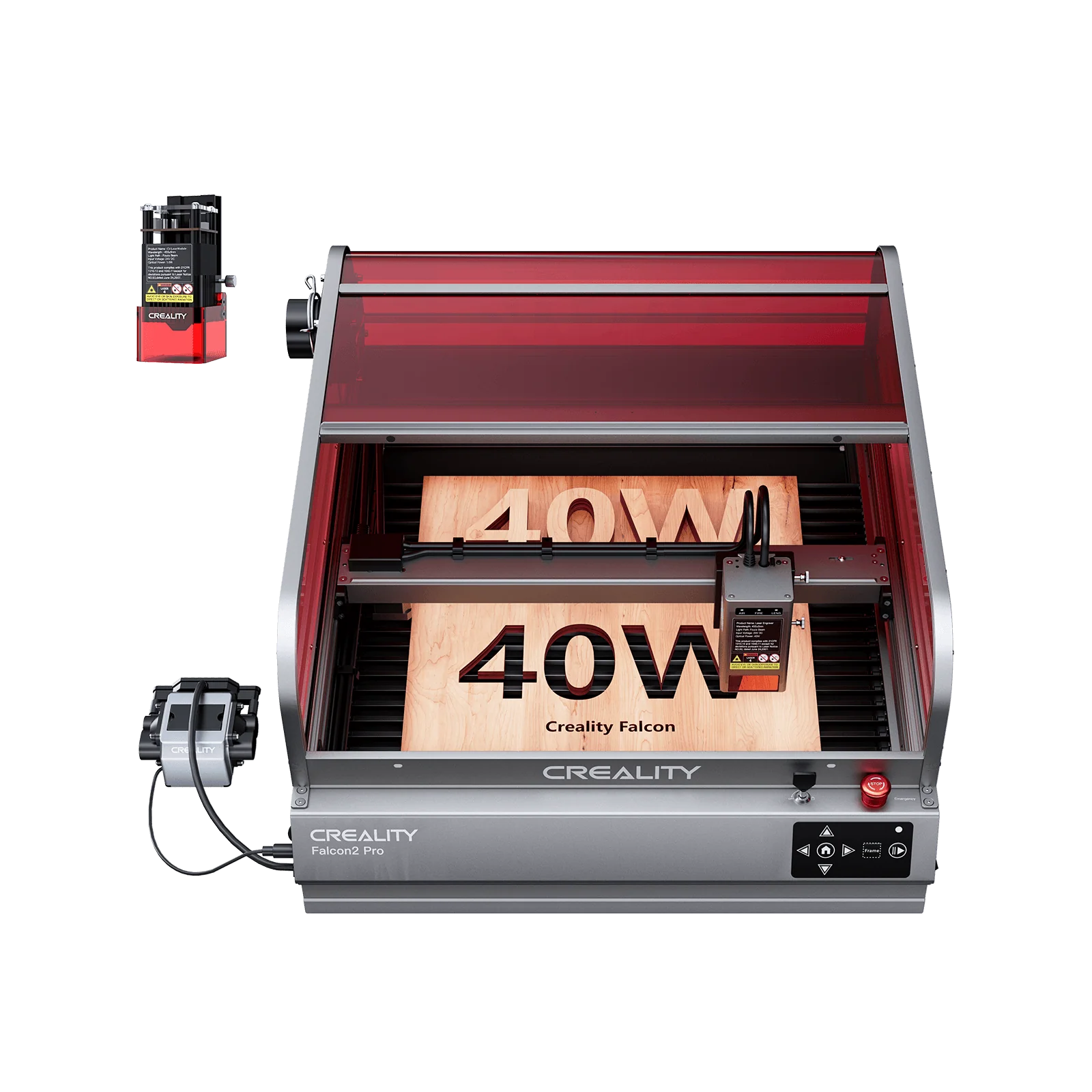 Creality Falcon2 Pro 40W Geschlossener Laser Gravierer & Cutter