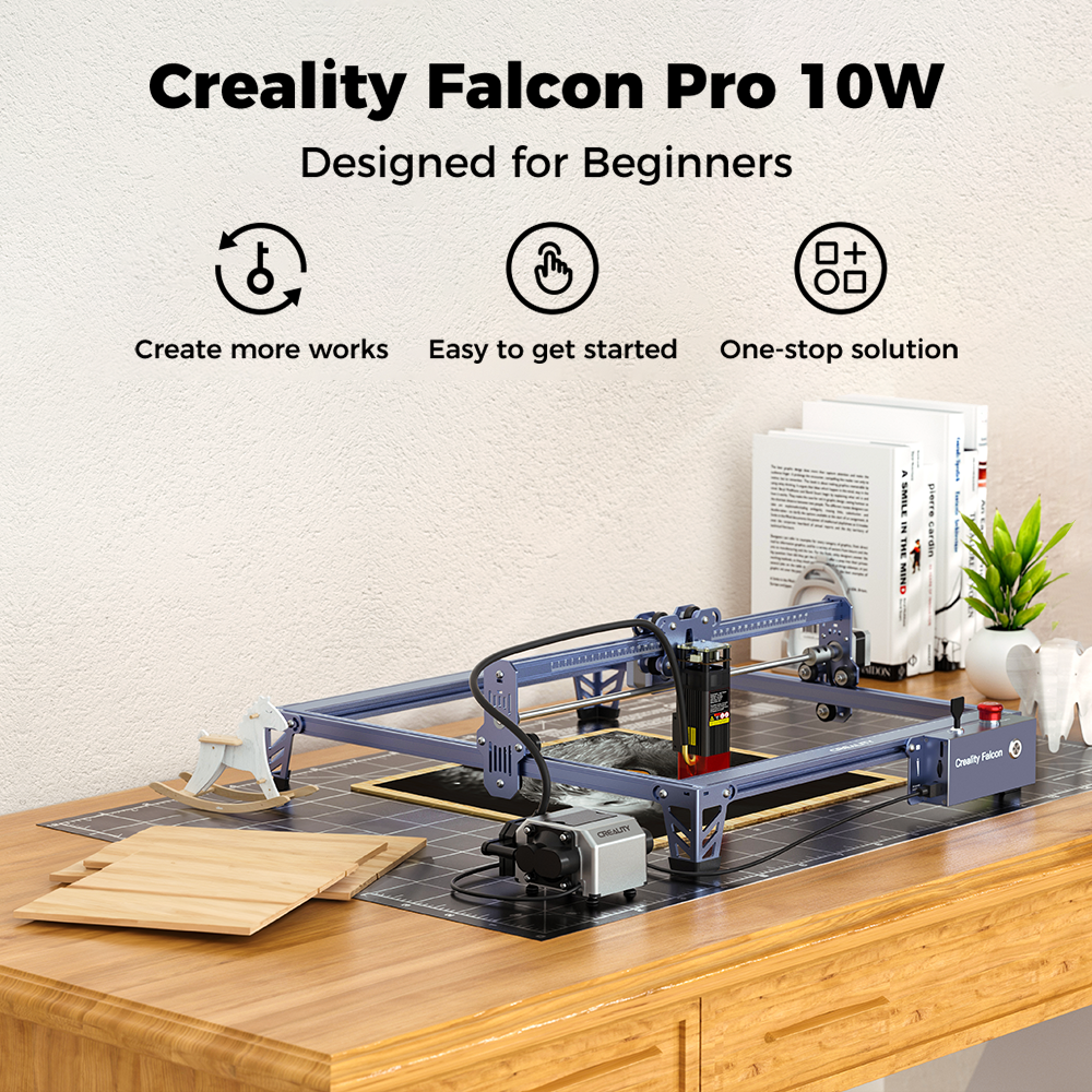 Creality Falcon 10W Pro Laser Gravierer Paket