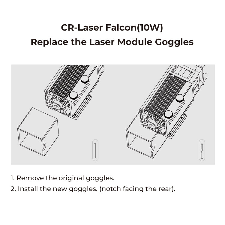 CR-Laser Falcon Laser Module Replacement Goggles
